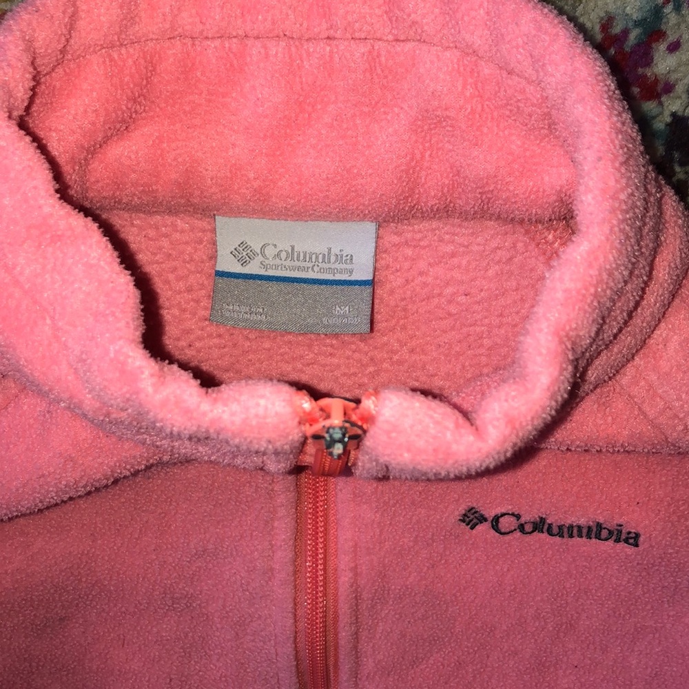 Girls Columbia fleece full zip - Picture 3 of 3